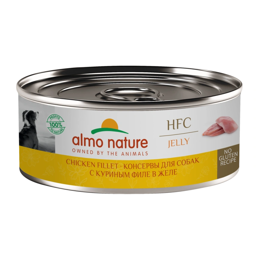 Влажный корм Almo Nature Chicken для собак с куриным филе в желе, 100 г фото 1