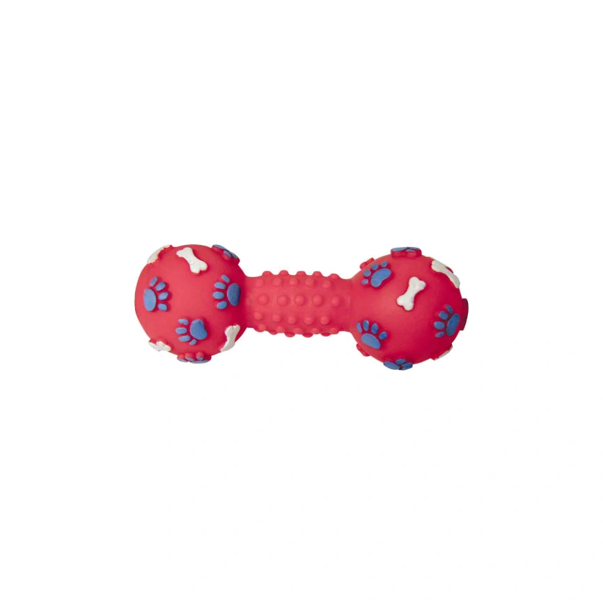 Игрушка Зооник гантель винил, 100 кг, 15 см фото 1