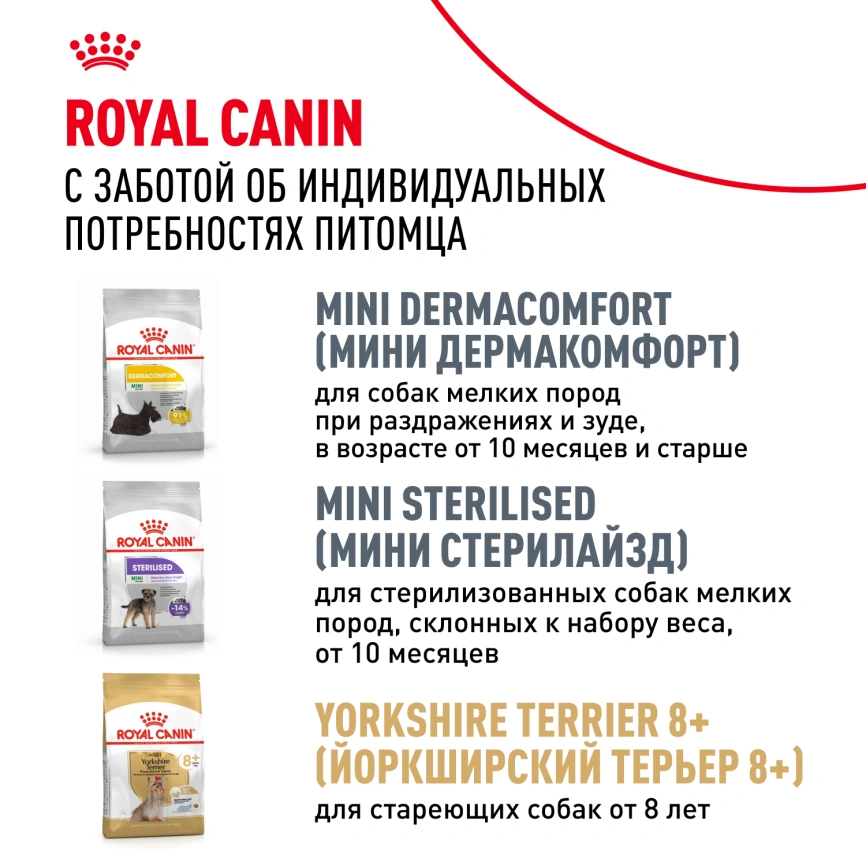 Сухой корм Royal Canin Yorkshire Terrier Adult для взрослых собак, 3 кг фото 9
