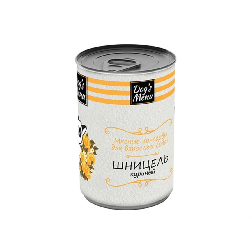 Влажный корм Dog`s Menu для взрослых собак шницель куриный, 750 г фото 1
