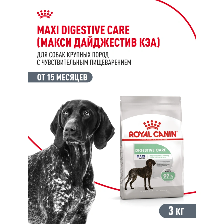 Сухой корм Royal Canin Maxi Digestive Care для собак, 3 кг фото 14