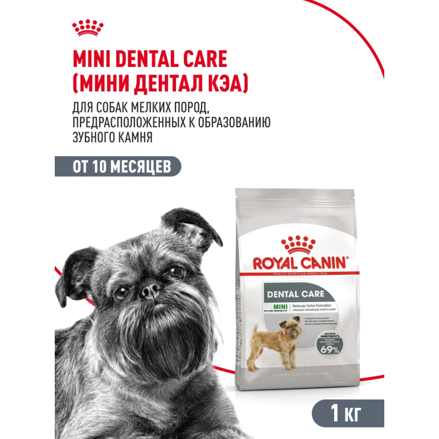 Сухой корм Royal Canin Mini Dental Care для собак, 1 кг фото 14