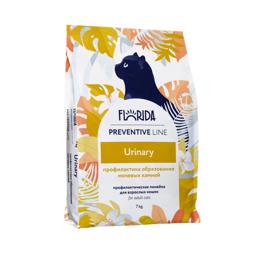 Сухой корм FLORIDA Urinary для кошек для профилактики образования мочевых камней, 7 кг фото 1