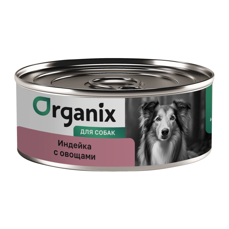 Влажный корм Organix Preventive Line Turkey & Vegetables для собак Индейка с овощным ассорти, с индейкой и овощами, 100 г фото 1