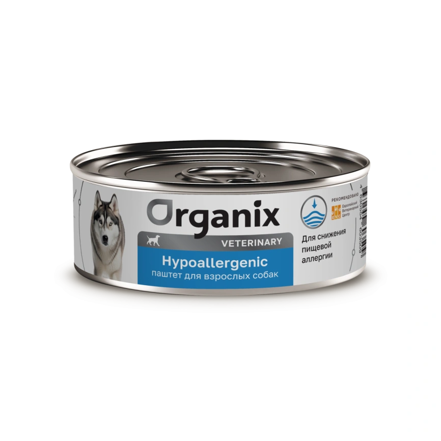 Влажный корм Organix Veterinary Hypoallergeniс для взрослых собак при пищевой аллергии, 100 г фото 1