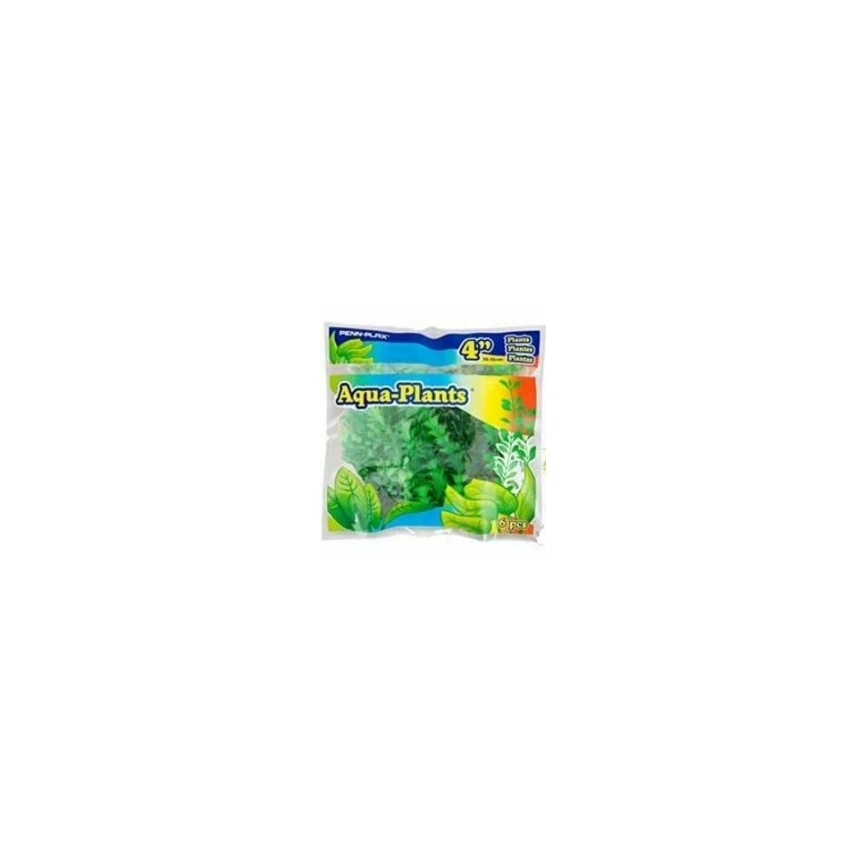 Растение Penn-Plax Aqua-Plants с грузом зел/светящееся, 6 шт, 10 см фото 1