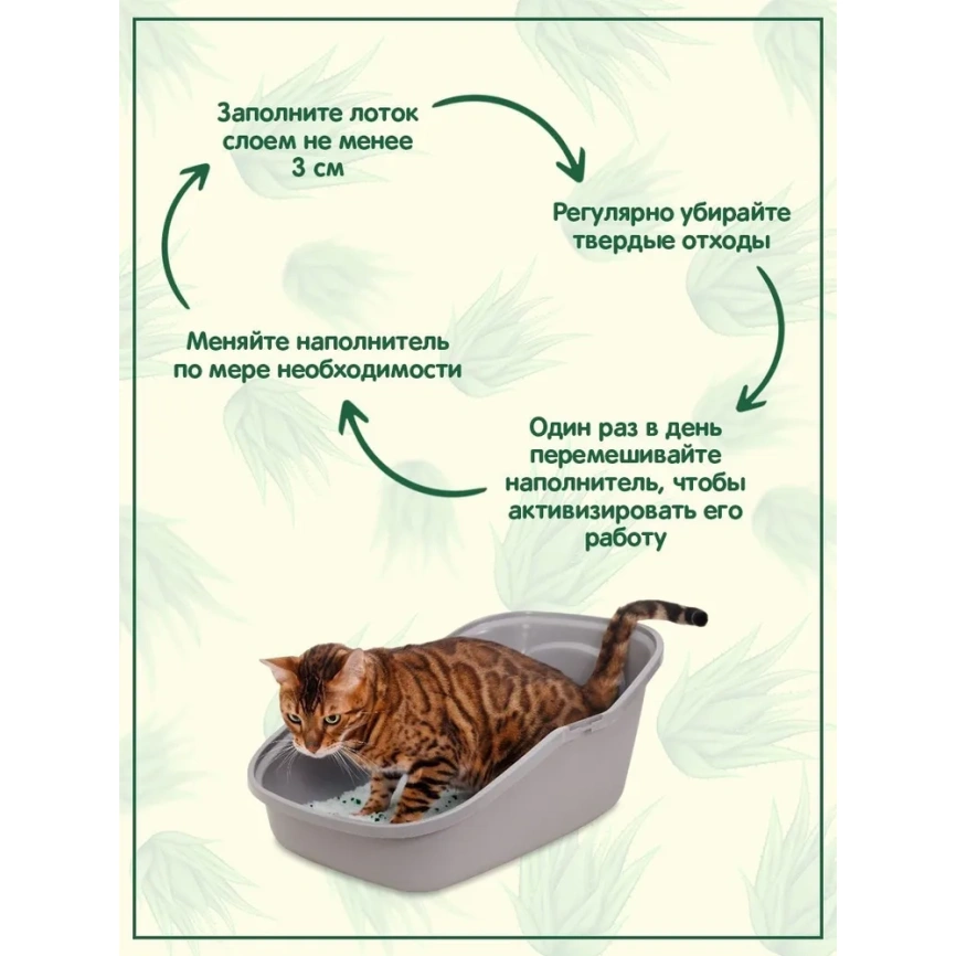 Наполнитель Homecat для кошачьих туалетов, Стандарт силикагелевый без запаха, 7,6 л фото 2