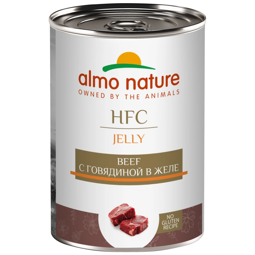Влажный корм Almo Nature Beef для собак, с говядиной в желе, 100 г фото 1