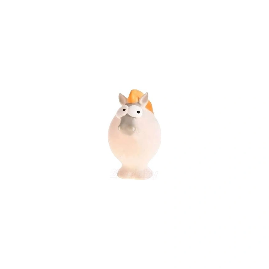 Игрушка Homepet Bubble для собак, конь с пищалкой латекс, 12 см х 7 см х 7 см фото 1