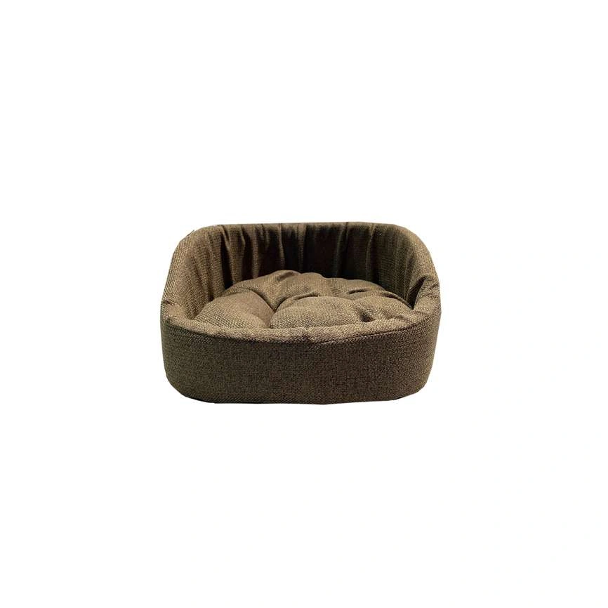 Лежак Homepet Espresso для домашних животных, Жаккард Krona №4, 64 см х 50 см х 18 см фото 1