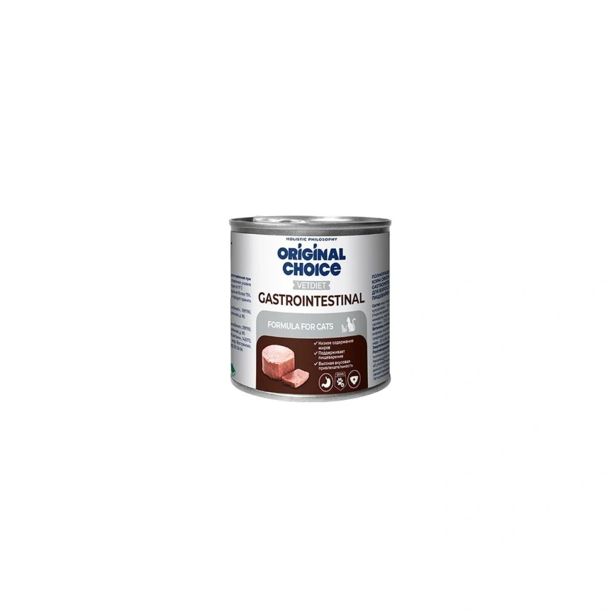 Влажный корм ORIGINAL CHOICE Veterinary Diet Gastrointestinal Cat, 240 г фото 1