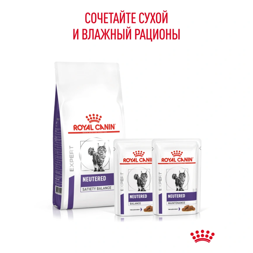 Сухой корм Royal Canin Neutered Satiety Balance для кастрированных котов и стерилизованных кошек до 7 лет, 8 кг фото 20