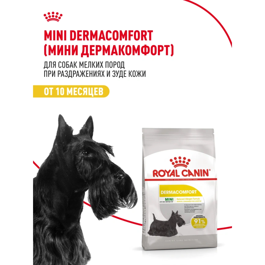 Сухой корм Royal Canin Mini Dermacomfort для собак, 1 кг фото 15