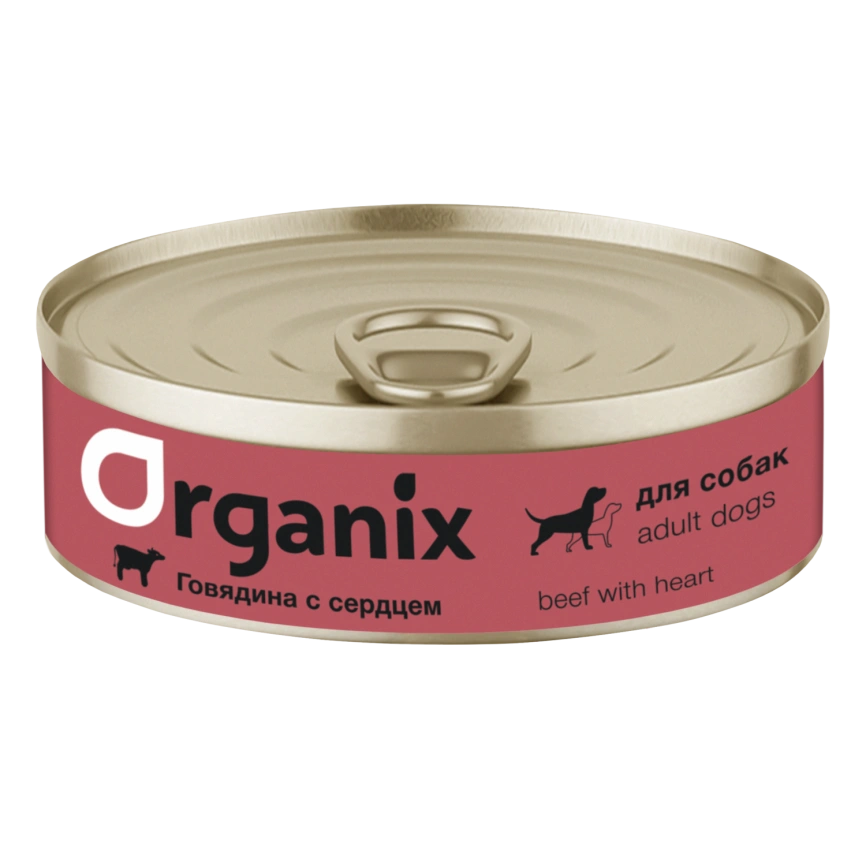 Влажный корм Organix Preventive Line Beef & Heart для собак, с говядиной и сердцем, 100 г фото 1