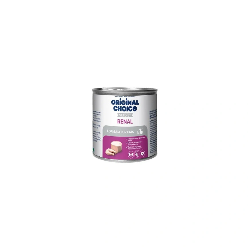 Влажный корм ORIGINAL CHOICE Veterinary Diet Renal Cat, 240 г фото 1