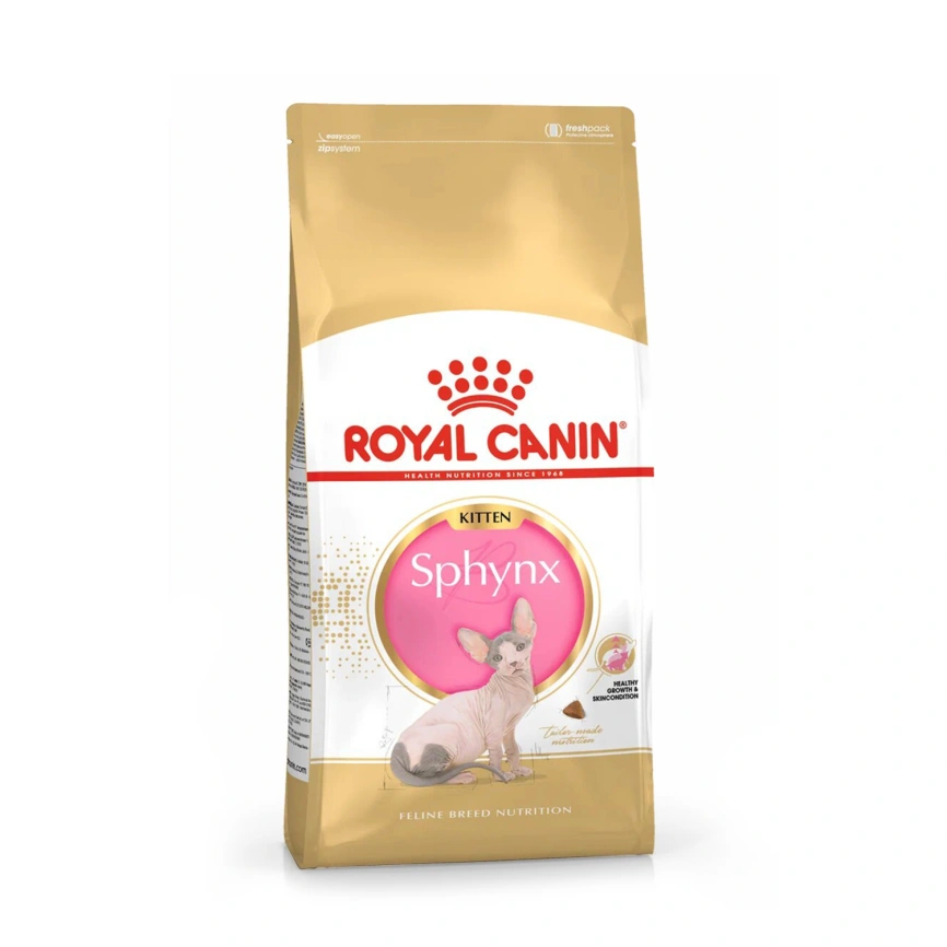 Сухой корм Royal Canin Sphynx Kitten для котят породы сфинкс до 12 месяцев, 400 г фото 11