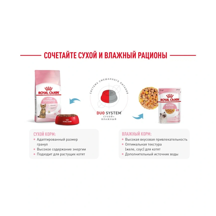 Сухой корм Royal Canin Kitten Sterilised для котят, 2 кг фото 15