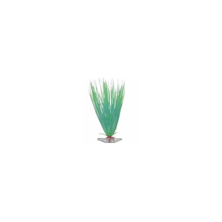Растение Penn-Plax Hairgrass сине-зеленое светящееся, 27 см фото 1