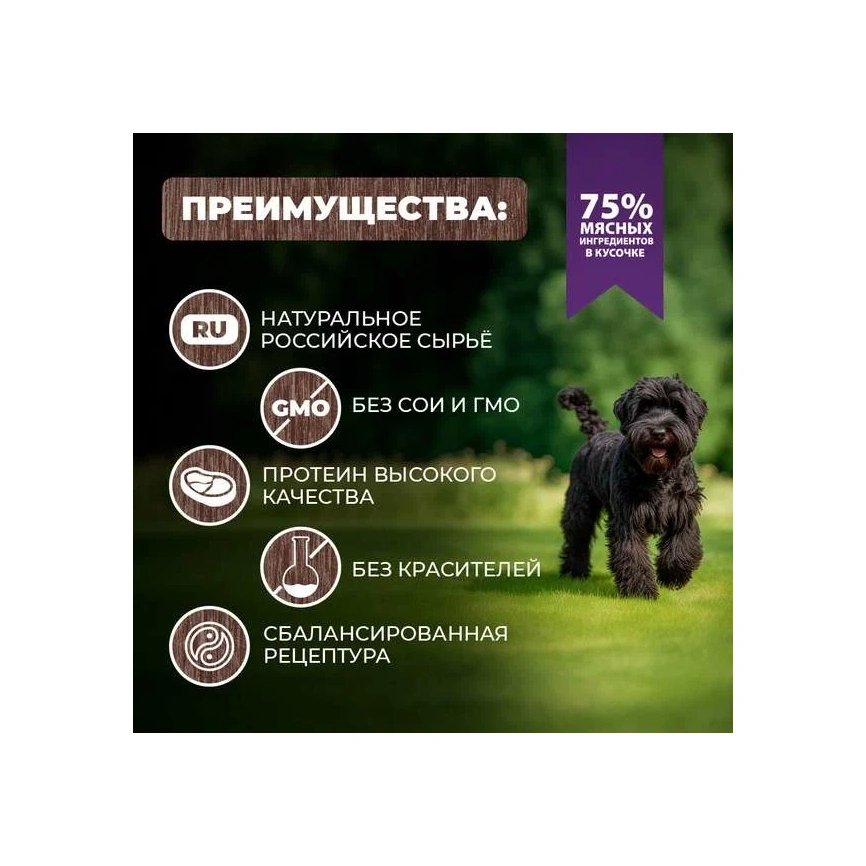 Влажный корм Родные корма для собак, гусиные кусочки в соусе по-старорусски, 970 г фото 2