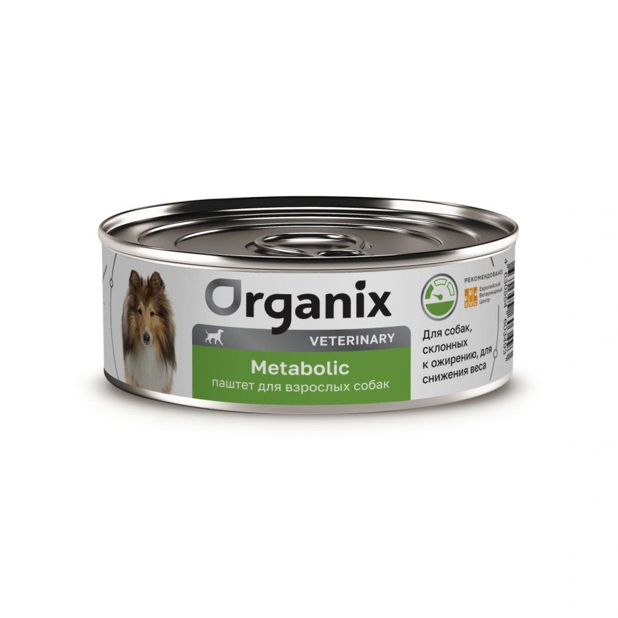 Влажный корм Organix Veterinary Metaboliс для взрослых собак для снижения веса, склонных к ожирению, 100 г фото 1