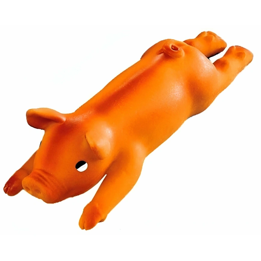 Игрушка Homepet для собак, кабан с пищалкой латекс, 16,5 см фото 1