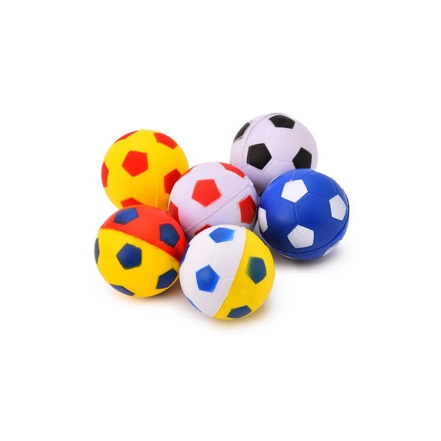 Игрушка NOBBY для собак, дисплей, мяч футбольный, 48 шт, 4,6 см фото 1