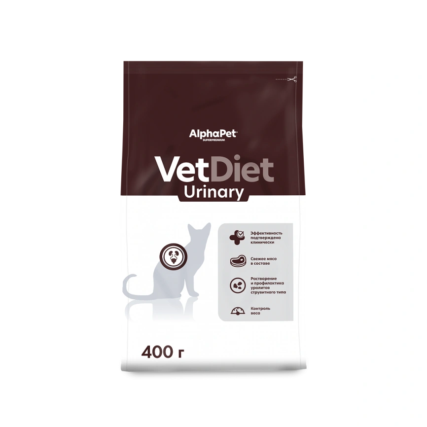 Сухой корм ALPHAPET Veterinary Diet Urinary Adult Cat, 400 г фото 2