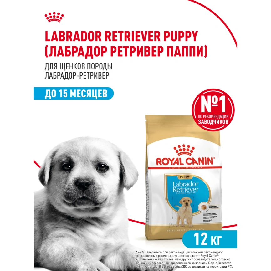 Сухой корм Royal Canin Labrador Retriever Puppy для щенков, 12 кг фото 12