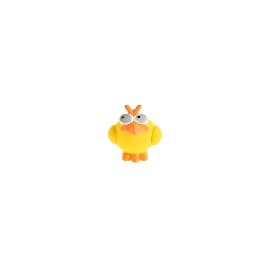 Игрушка Homepet Bubble для собак, петух с пищалкой латекс, 11,5 см х 8 см х 8 см фото 1