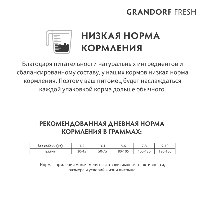 Сухой корм Grandorf Fresh Dog Salmon & Sweet Potato для взрослых собак мелких пород для здоровья кожи и шерсти лосось, с бататом, 3 кг фото 9