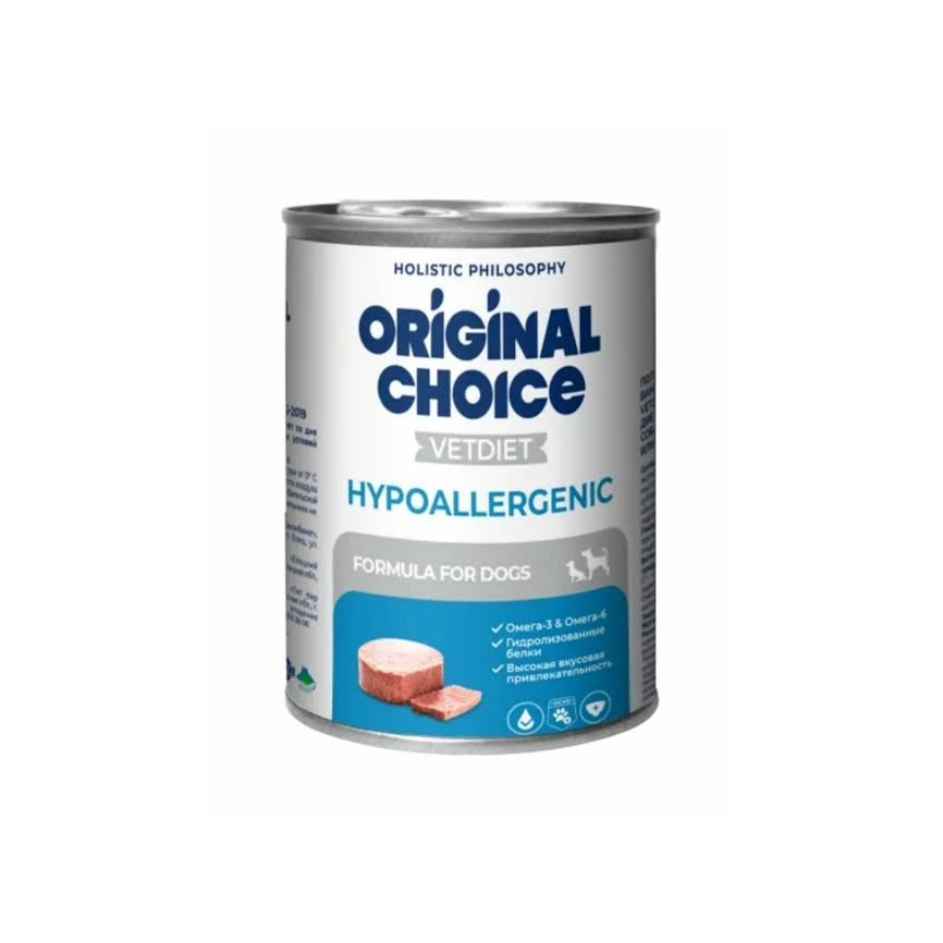 Влажный корм ORIGINAL CHOICE Veterinary Diet Hypoallergenic Dog, 340 г фото 1