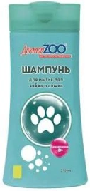 Шампунь Доктор Zoo для мытья лап собак и кошек, 250 мл