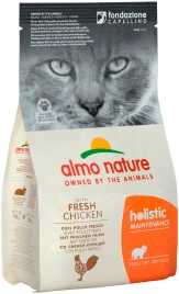Сухой корм Almo Nature Chicken & Rice для взрослых кошек со свежей курицей и коричневым рисом, 2 кг