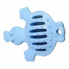 Игрушка Homepet Dental для собак, утка голубая, 13,5 см х 11 см