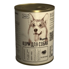 Влажный корм MYPETS Veal для собак, с телятиной, 340 г