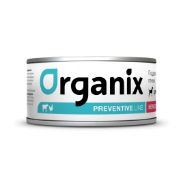 Влажный корм Organix Preventive Line Hepatiс для собак поддержание здоровья печени у взрослых собак, 100 г