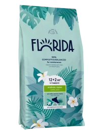 Сухой корм FLORIDA Maxi Adult Lamb & Pear для взрослых собак крупных пород, с ягненком и грушей, 14 кг