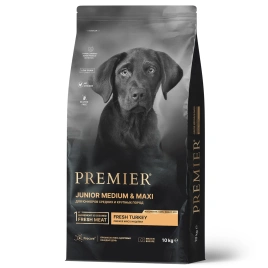 Сухой корм Premier Dog Turkey Junior Medium & Maxi для юниоров средних и крупных пород, 10 кг
