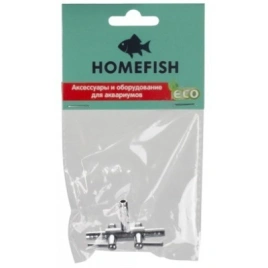 Кран Homefish 2 выхода для шланга