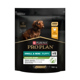 Сухой корм Purina Pro Plan Adult Small & Mini  Puppy Healthy Start для щенков мелких и карликовых пород, курица и рис, 700 г