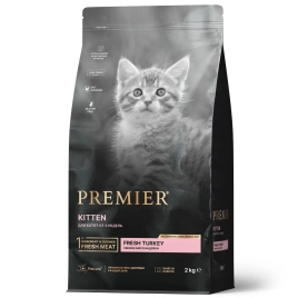 Сухой корм Premier Cat Turkey Kitten для котят, 2 кг
