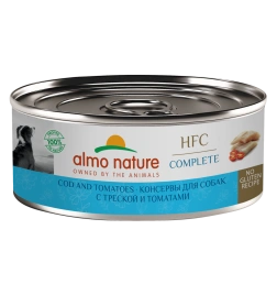 Влажный корм Almo Nature Cod & Tomato для собак, с треской и томатами, 100 г