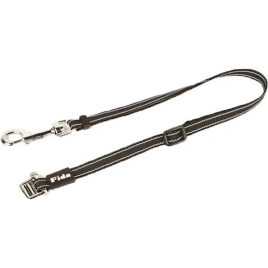 Адаптер Fida Dual Leash для рулетки со шнуром для второй собаки черный с белой строчкой