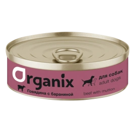 Влажный корм Organix Preventive Line Beef & Mutton для собак, с говядиной и бараниной, 100 г