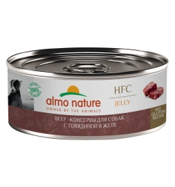 Влажный корм Almo Nature Beef для собак, с говядиной в желе, 100 г