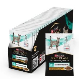 Влажный корм Purina Pro Plan Veterinary Diets EN Gastrointestinal для взрослых кошек при расстройствах пищеварения, с курицей, 85 г