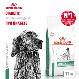Сухой корм Royal Canin Diabetic для собак, 12 кг