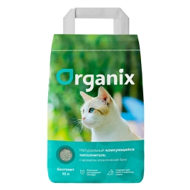 Наполнитель Organix для кошачьего туалета, комкующийся с ароматом атлантического бриза, 16 л