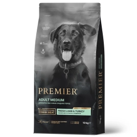 Сухой корм Premier Dog Lamb & Turkey Adult Medium для собак средних пород, 10 кг