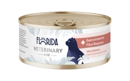 Влажный корм FLORIDA Veterinary диетический Gastrointestinal Fibre Response для кошек при запорах, 100 г